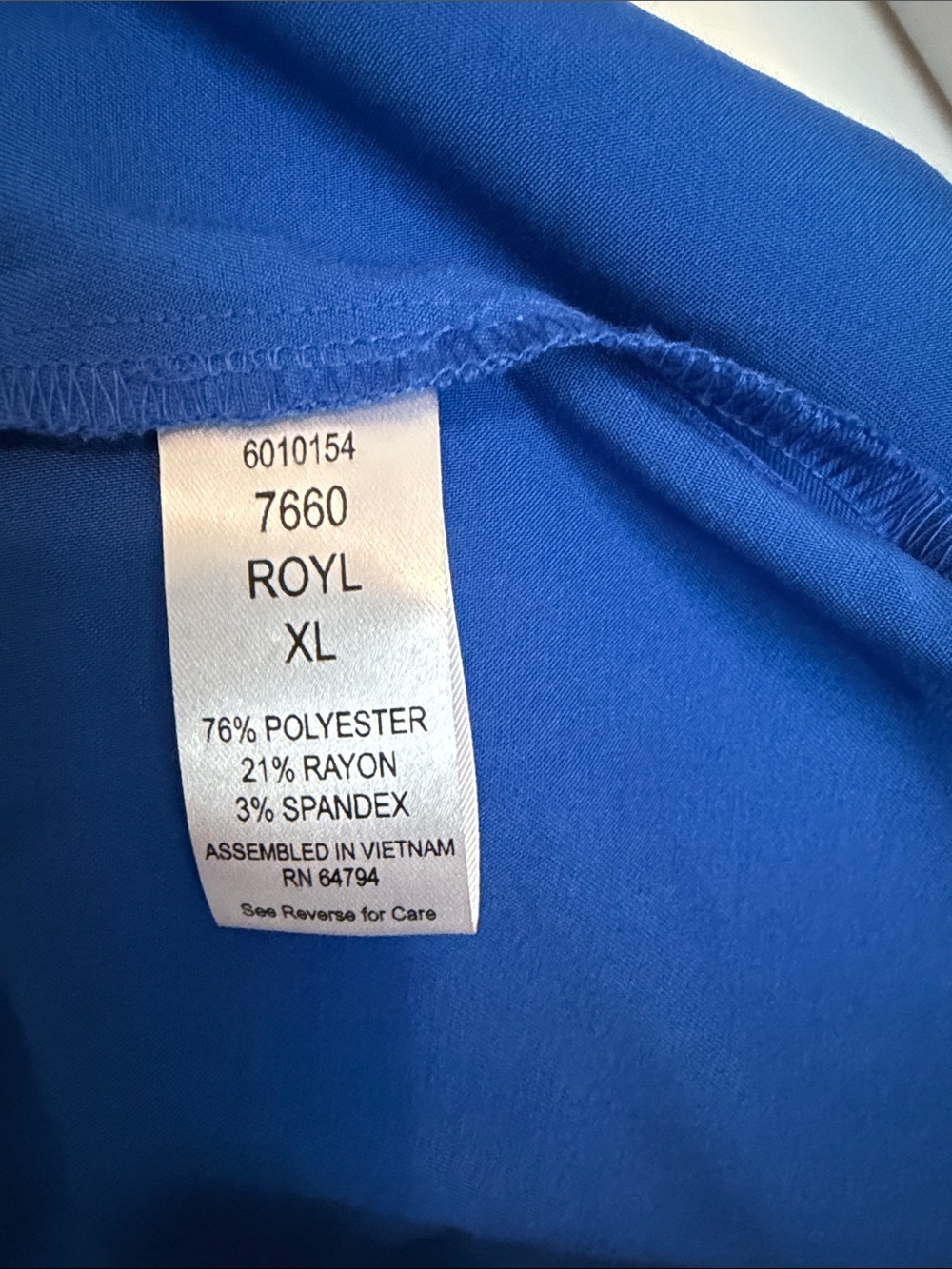 Med Couture Royal Blue Lightweight Jacket - Picture 4 of 4